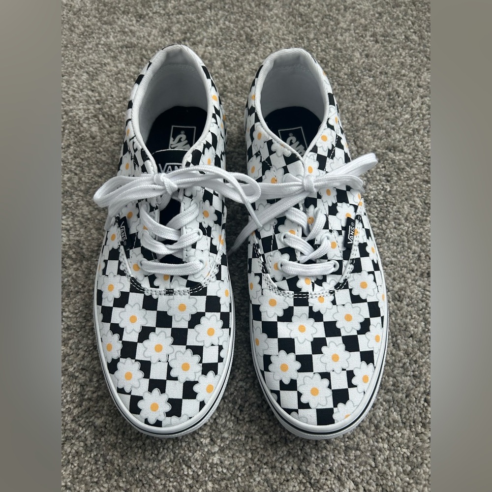 Flower VANS size 6 brand new never used (no box)!